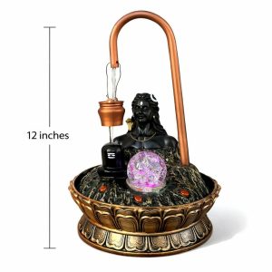 Lord Shiva Shivling LED Water Fountain for Home Temple