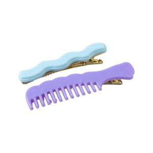 Comb-Shaped Hair Clips Set for Girls & Women – Stylish Hair Pins (4 Pc )