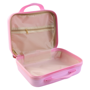 3-Digit Number Lock Kids Bear-Shaped Hard Shell Storage Carry Case with Handle