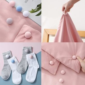 Soft Duvet Button Clip for Bedding & Curtains (1 Pc)