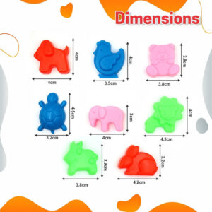 Aditi Creative Sand Kit for Kids with 1kg Sand & 13 Shape Moulds