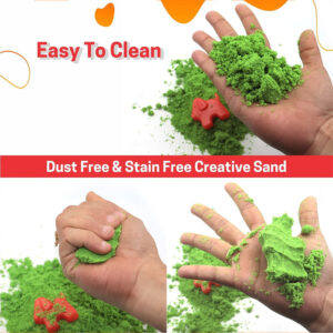Aditi Creative Sand Kit for Kids with 1kg Sand & 13 Shape Moulds