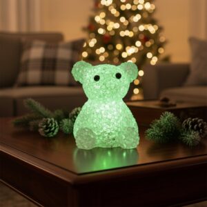 Bear Decorative LED Night Lamp with Color-Changing Glow (1 Pc)