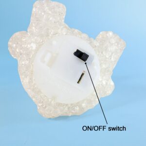 Bear Decorative LED Night Lamp with Color-Changing Glow (1 Pc)