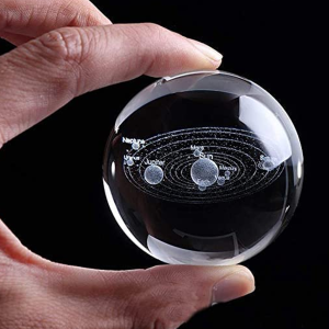 3D Crystal Ball Night Lamp (1 PC)