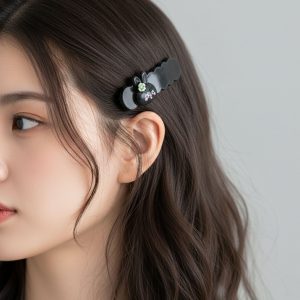 Cute Bunny Cartoon Decorative Hair Clips Set (4 Pc)