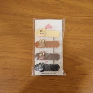 Cute Bunny Cartoon Decorative Hair Clips Set (4 Pc)