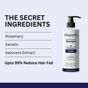 Biopanth Hair Fall Control Shampoo For Rosemary & Keratin (200 ml)