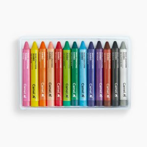 Camlin Wax Crayons Jumbo 13 Shades with Glitter Crayon