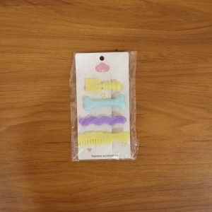 Decorative Alligator Hair Clips Set for Girls & Women – Cute Styling Pins (4 Pc)