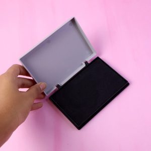 Camlin Deluxe Small Violet Stamp Pad – Long Lasting Ink Pad for Clear Impressions