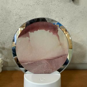 LED Round Static brown Sand Art Lamp | Ambient Decorative Night Light Home Decor