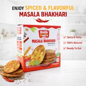 Naasta Baasta Masala Bhakhari Ready-to-Eat Crispy Spiced Wheat Snack (200 Gm)