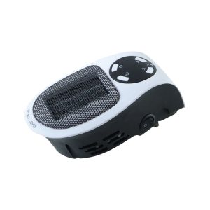 500W Portable Wall Plug Room Heater Compact Electric Space Heater