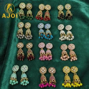 Floral Stud Mini Earrings Set of 12