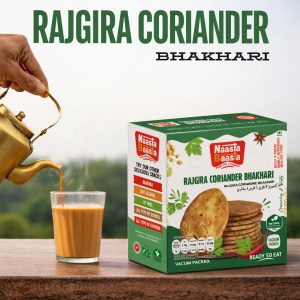 Naasta Baasta Rajgira Coriander Bhakhari - Crispy Millet Based Ready to Eat Snack (200 Gm)