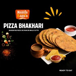 Naasta Baasta Pizza Bhakhari - Pizza Flavor & Crispy Ready to Eat Snack Delight (200 Gm)