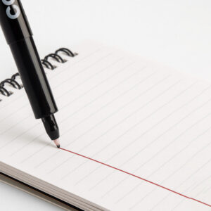 Camlin Fine Tip Permanent Marker – Red Color Precise Writing Markers (Pack of 10)