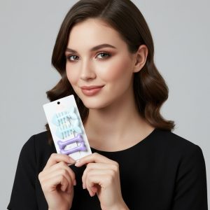 Cute Fishbone & Bone Shape Hair Clip Set (4 Pc)