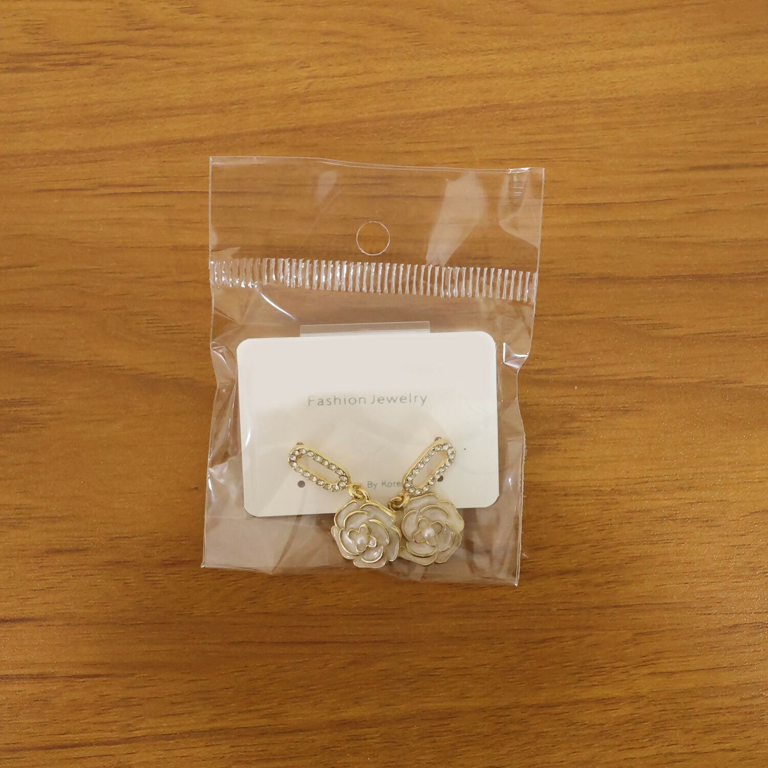 Luxury Korean Style Gold Plated Flower Drop Earrings for Women & Girls - Image 6