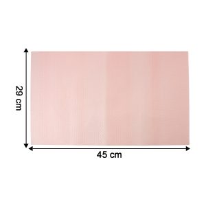 Transparent Plastic Fridge Mat 45 x 29 cm (4 Pc)