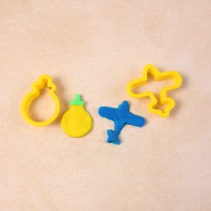Frisky Dough Modelling Clay Set – 12 Multicolor Dough Sticks with Shape Cutters