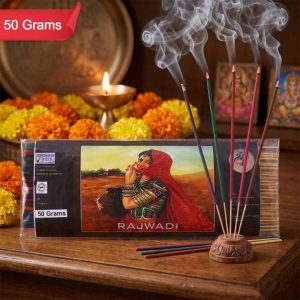 Rajwadi Incense Sticks Charcoal-Free Fragrance Agarbatti for Home Temple Pooja Meditation Prayer Aromatic Dhoop Sticks Pack