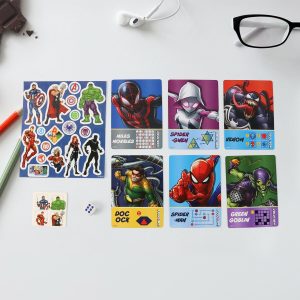 Marvel Surprise Gift Bag – Sticker Sheets, Puzzles, & Wristband for Kids