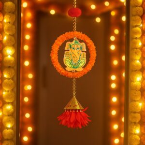 Decorative Hanging with Lord Ganesha Design - (1 Pc)