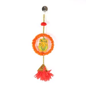 Decorative Hanging with Lord Ganesha Design - (1 Pc)