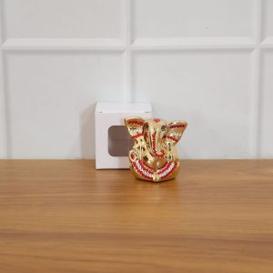 Golden Lord Ganesha Idol Decorative Showpiece (1 PC)