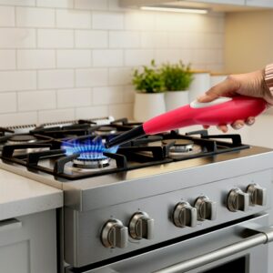 Battery Operated Kitchen Gas Lighter with Long Handle (1 Pc)