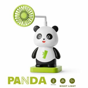 Panda LED Desk Lamp with Pen Holder Kids Study Table Lamp