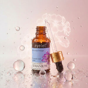 Eyelet Geranium Essential Oil for Skin Rejuvenation & Scalp Care – 30ML