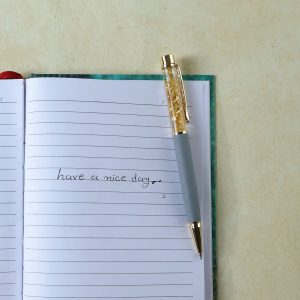 Customized Premium 2 In 1 Keychain and Pen Combo Gift Set