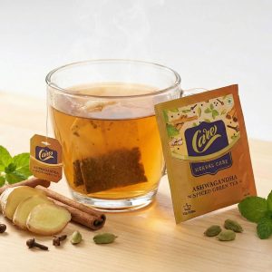 Ashwagandha Spiced Green Tea 62.5 Gm (25 Pkt, Per Pkt 2.5 Gm)