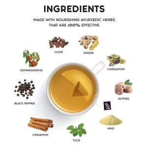 Ashwagandha Spiced Green Tea 62.5 Gm (25 Pkt, Per Pkt 2.5 Gm)