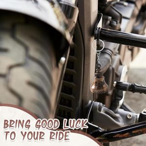 Bell Shape Mini Metal Keychain (1 Pc)