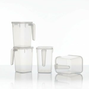 Lid-Containers with handle Pack of 6