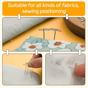 Aerotix Stainless Steel T Pin For Sewing & Craft Pins for Fabric, Notice Board, Office & Home Use (50Gm)