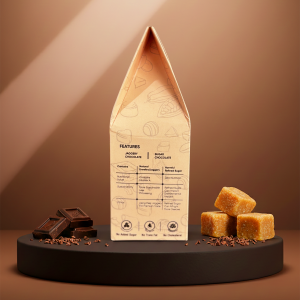 Gudlily Desi Jaggery Orange Zest Chocolate – Premium Jaggery Chocolates with Natural Sweetness (100Gm)