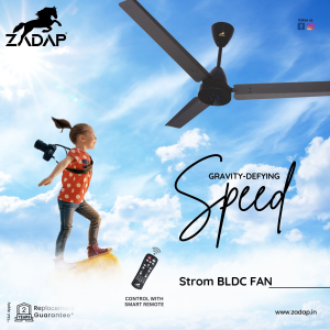 Zadap STROM High Speed BLDC Ceiling Fan with Remote