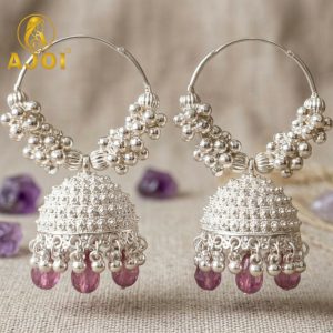 Heritage Silver with Ruby Drops