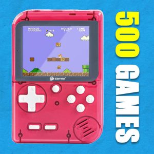 Sameo DreamBoy Retro Handheld Gaming Console with 500 Built-in Classic Games – Portable Mini Game Player with TV Output