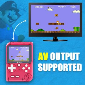 Sameo DreamBoy Retro Handheld Gaming Console with 500 Built-in Classic Games – Portable Mini Game Player with TV Output