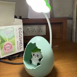 Cute Egg Panda LED Night Lamp with Cloud Light Desk Decor