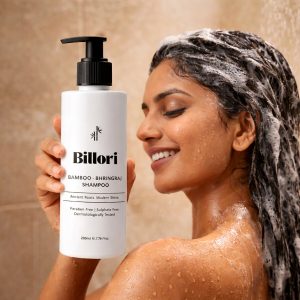 Bamboo Bhringraj Shampoo with Neem, Aritha & Shikakai Extracts (5 Power Shampoo) (200ml)