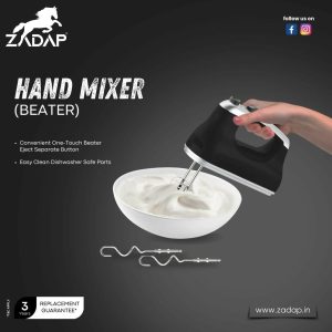 Zadap 300W Electric Hand Beater 2 Year Warranty
