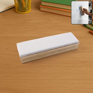 Wooden Whiteboard Duster Easy Clean Eraser for School, Office, Home & Classes