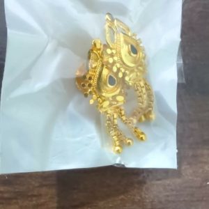 Nice 3 Line Golden Earrings for Women & Girls – Traditional Fancy Jewellery